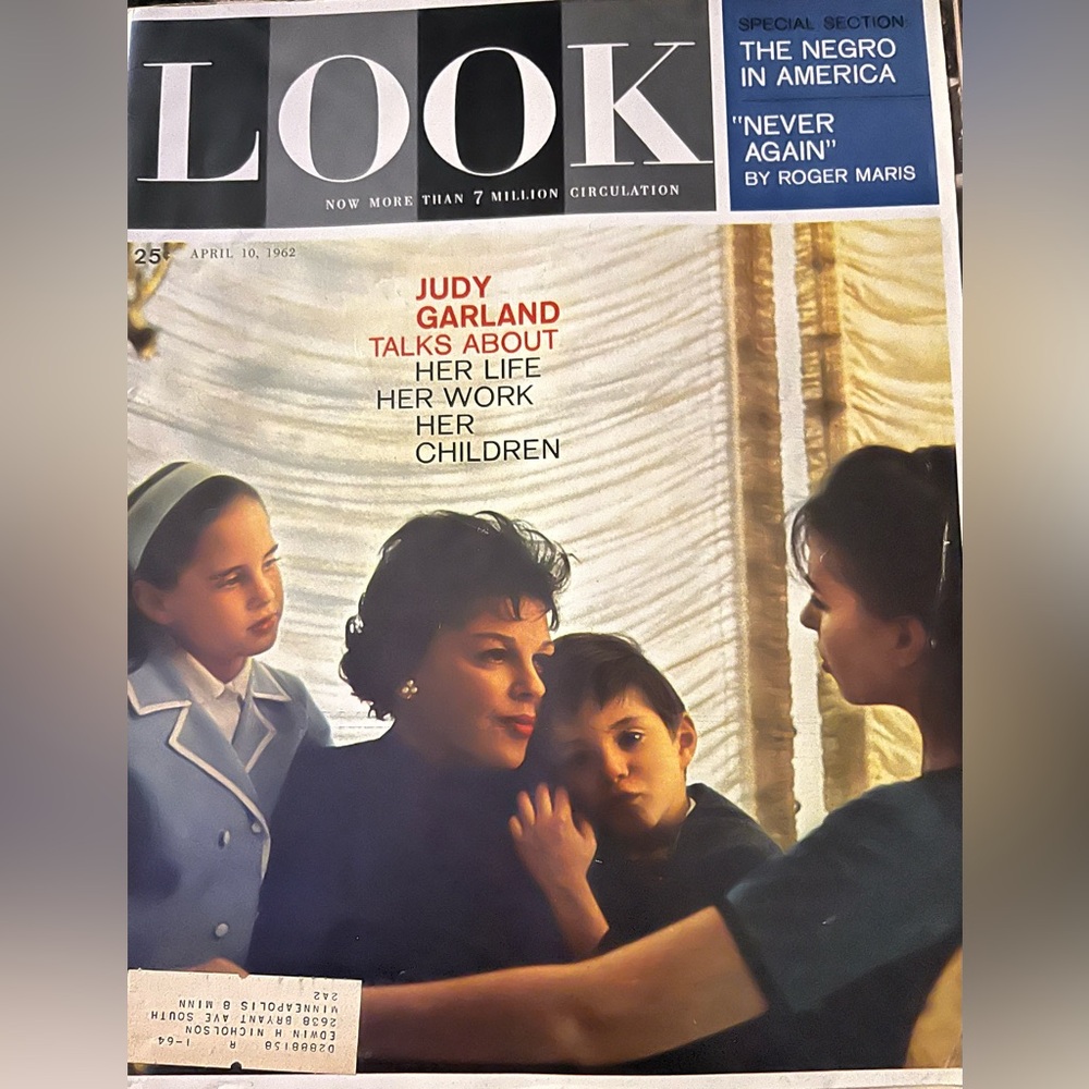 Look Magazine April 10,1962 bottom tear on binder as shown in pic.